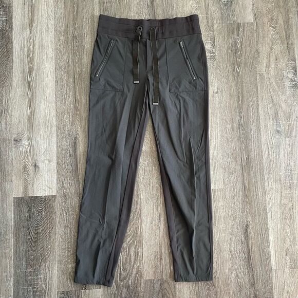 Athleta Headlands Hybrid Pant in Grey/Green - Size: 8 - Picture 7 of 8